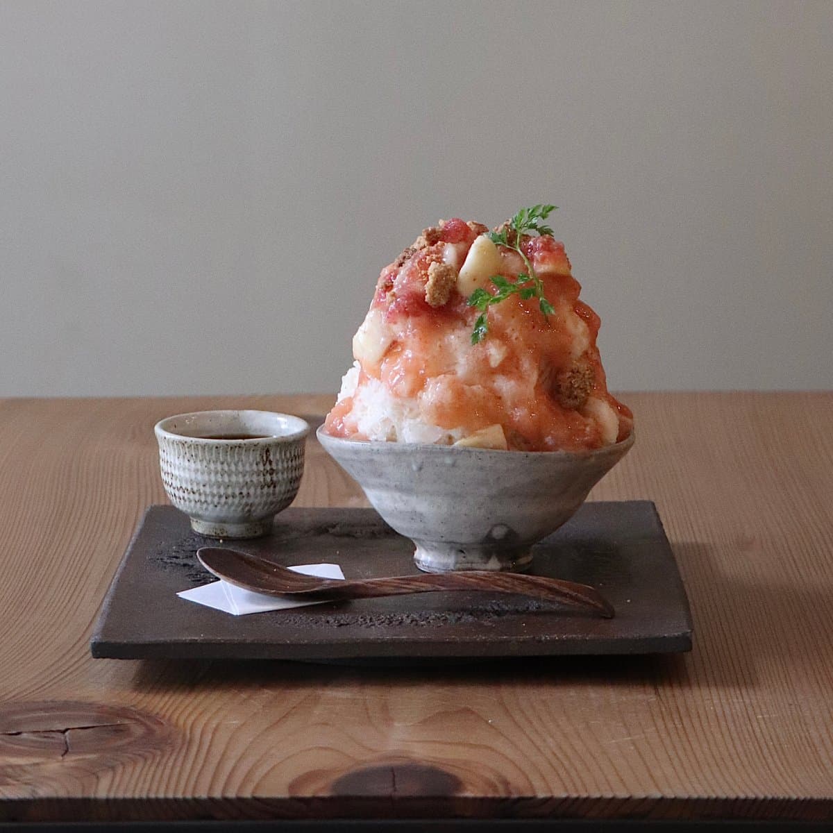 無花果カルダモン氷